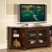 Piedmont TV Stand 8059 in Brown Cherry by Homelegance