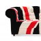 Union Jack Fabric Modern Sofa & Loveseat Set w/Options