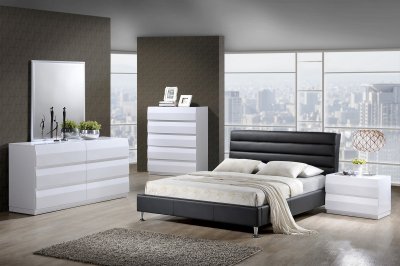 8284-Bailey Bedroom by Global w/Platform Bed & Options