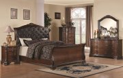 Warm Brown Cherry Finish Maddison Classic Bedroom By Coaster
