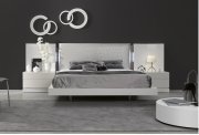 Seville Premium Bedroom in White by J&M w/Optional Casegoods