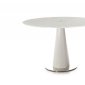 D207 Dining Table in White High Gloss by J&M