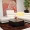5166 White Leather Sectional Sofa by J&M w/Adjustable Headrests