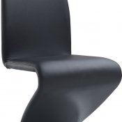 D9002DC-BL Dining Chair Set of 4 in Black PU by Global
