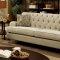 Laney Sofa CM6863 in Beige Fabric w/Options