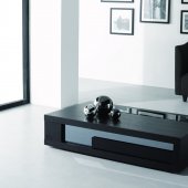 900 Coffee Table in Wenge by J&M w/ Glass Top