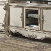 Versailles TV Stand 91324 in Bone by Acme w/Optional Wall Unit