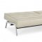 Copenhagen Sofa Bed in Cream Bonded Leather by Lifestyle