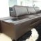 T-35 Mini Sectional Sofa in Off-White Leather