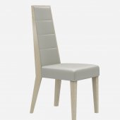Chiara Dining Chair Set of 2 in Gray by J&M