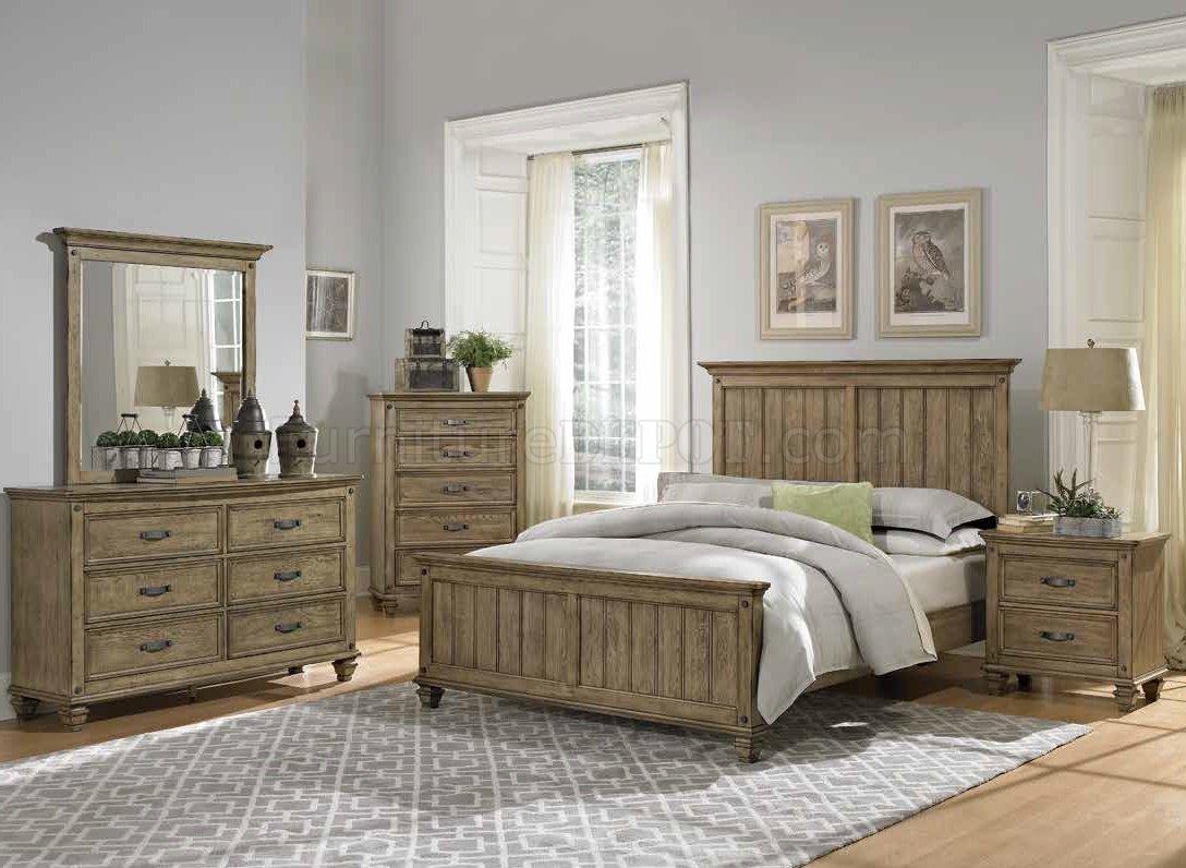 Sylvania 2298 Bedroom in Driftwood by Homelegance w/Options HEBS 2298 ...