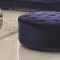 Romanus 511041 Sectional Sofa in Blue Fabric Coaster w/Options