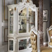 Picardy Curio Cabinet 78213 Antique Pearl by Acme