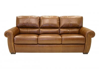 Leather Living Room Sets on Hazelnut Full Leather Classic Living Room Sofa   Loveseat Set At