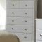 Morelle Bedroom 1356W in White by Homelegance w/Options
