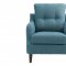 Cagle Sofa & Loveseat Set 1219BU in Blue Fabric by Homelegance