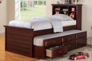 F9220 Kids Bedroom 3Pc Set by Poundex in Cherry w/Trundle Bed