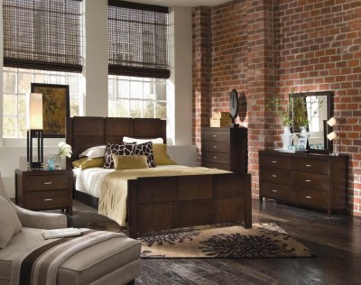 Cappuccino Finish Spencer Transitional Bedroom By Coaster