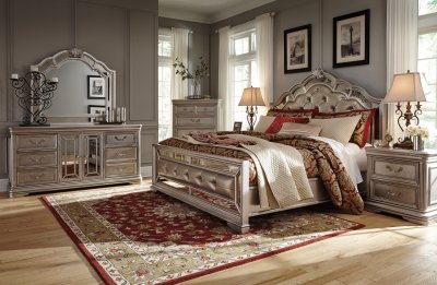 Birlanny Bedroom B720 in Silver Finish by Ashley Furniture