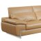 Mouton Full Leather Oregon II Modern Sectional Sofa