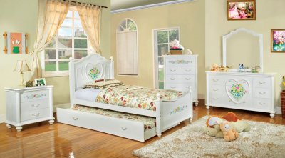 CM7618 Isabella I Kids Bedroom in White w/Options