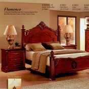 Warm Cherry Finish Classic Bedroom w/Optional Casegoods