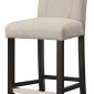 130063 Counter Height Chair Set of 4 in Ivory Fabric by Coaster