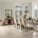 Patience 7Pc Dining Room Set CM3577T in Rustic Natural Wood