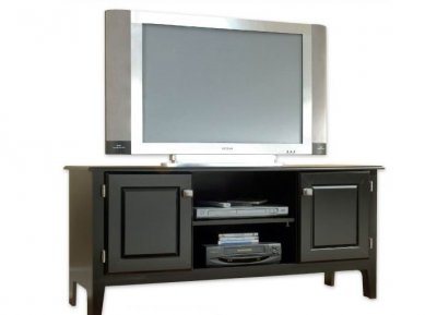 Cheap Furniture Phoenix on Cherry Finish Modern Tv Stand W 2 Door Cabinets At Furniture Depot