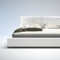 MD335 Madison Bed by Modloft in White Bonded Leather w/Options