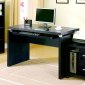 800821 Home Office Desk in Black w/Computer Stand