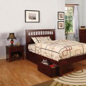 CM7904CH Carus Kids Bedroom in Cherry w/Platform Bed & Options