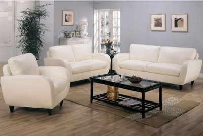 Retro Office Furniture on White Bonded Leather Retro Style Living Room W Soft Seating