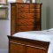 Windsor Cherry Finish Traditional Bed w/Optional Case Goods