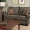 Green Fabric Modern Sofa & Loveseat Set w/Options