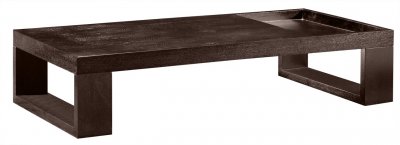 Contemporary Wenge Matte Finish Wooden Coffee Table