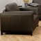 Brown Full Leather Contemporary Living Room Sofa w/Options