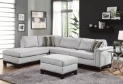 503615 Mason Sectional Sofa in Blue Grey Fabric by Coaster