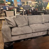 23587 Sectional Sofa in Gray Fabric by Lifestyle
