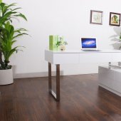 KD12 Modern Office Desk by J&M in White Matte