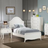 Dominique 400561 Kids Bedroom 4Pc Set in White by Coaster