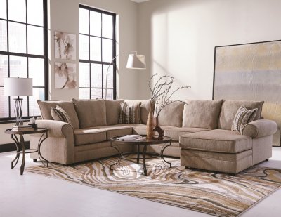 Fairhaven Sectional Sofa 501149 in Cream Fabric by Coaster
