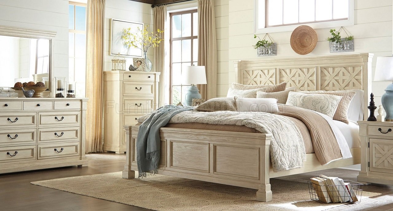 Bolanburg Bedroom B647-Q in Antique White by Ashley Furniture