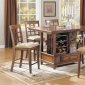 Modern Dinette Wine Storage Table w/Optional Loveseats & Chairs