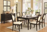 105671 Crest Hill Dining Table Cherry Brown by Coaster w/Options