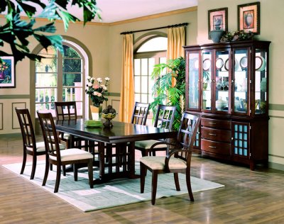 Casual Dining Furniture on Finish Casual Dining Furniture W Crosswise Details At Furniture Depot