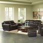 Leather Italia Black Classic Soho Sofa & Loveseat Set w/Options