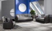 Luna Fulya Gray Sofa Bed by Sunset w/Options