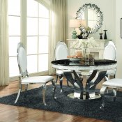 Anchorage Dining Table 107891 Coaster w/Chrome Base & Options
