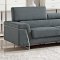 1215B Darby Sectional Sofa in Grey Fabric by VIG